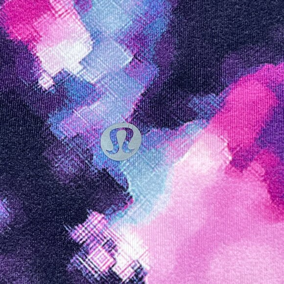 Lululemon Women's Wunder Under Blooming Pixie Multi Size 4 Stretch RARE Tie Dye - Picture 5 of 6